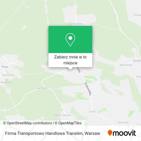 Mapa Firma Transportowo Handlowa Translim