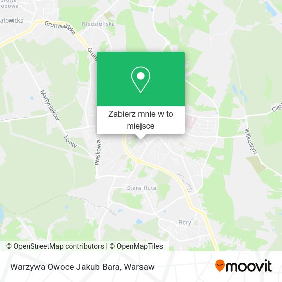 Mapa Warzywa Owoce Jakub Bara