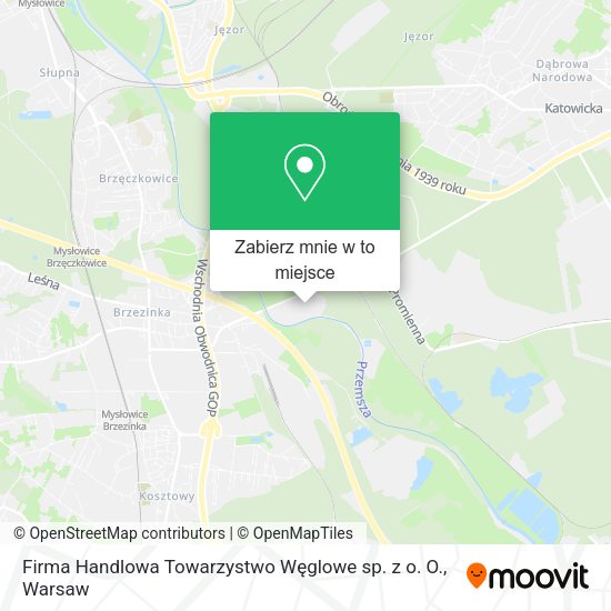 Mapa Firma Handlowa Towarzystwo Węglowe sp. z o. O.