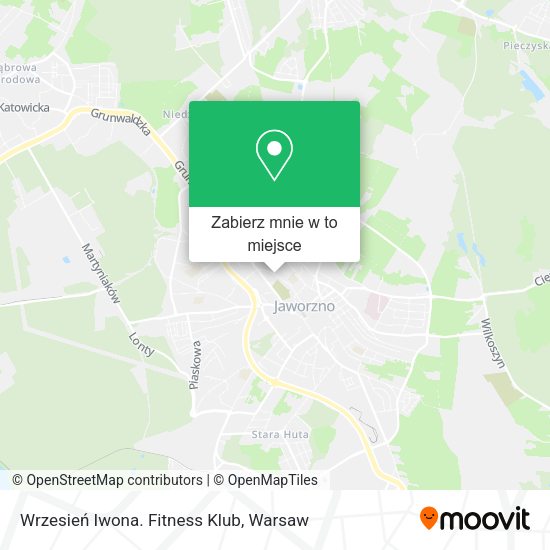 Mapa Wrzesień Iwona. Fitness Klub