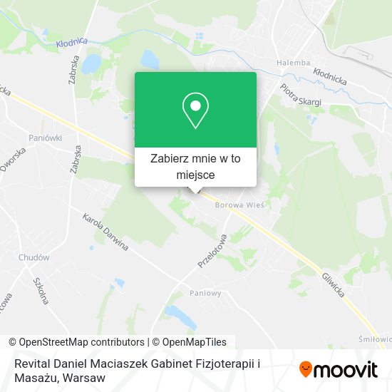 Mapa Revital Daniel Maciaszek Gabinet Fizjoterapii i Masażu