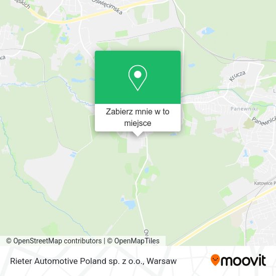 Mapa Rieter Automotive Poland sp. z o.o.