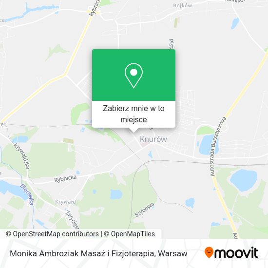 Mapa Monika Ambroziak Masaż i Fizjoterapia