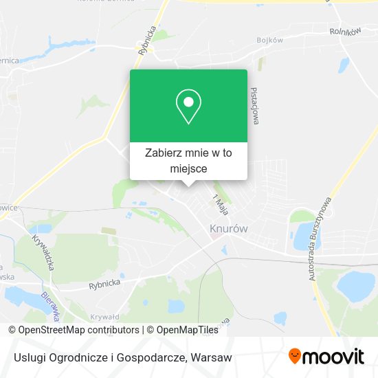 Mapa Uslugi Ogrodnicze i Gospodarcze