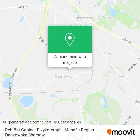 Mapa Reh-Bet Gabinet Fizykoterapii i Masażu Regina Dankowska