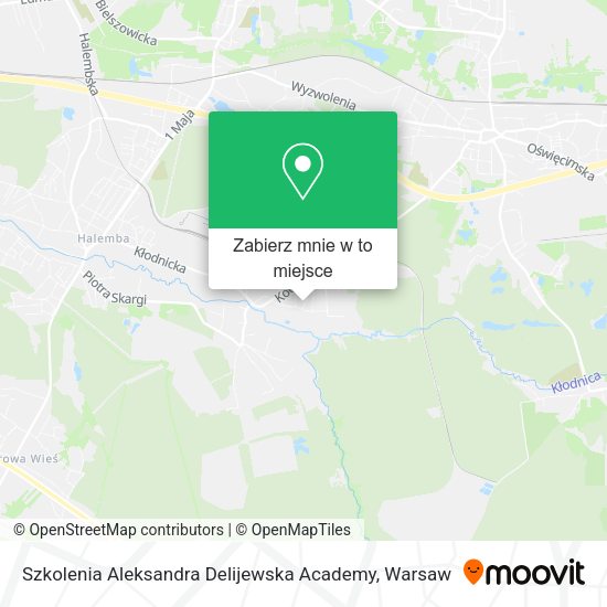 Mapa Szkolenia Aleksandra Delijewska Academy