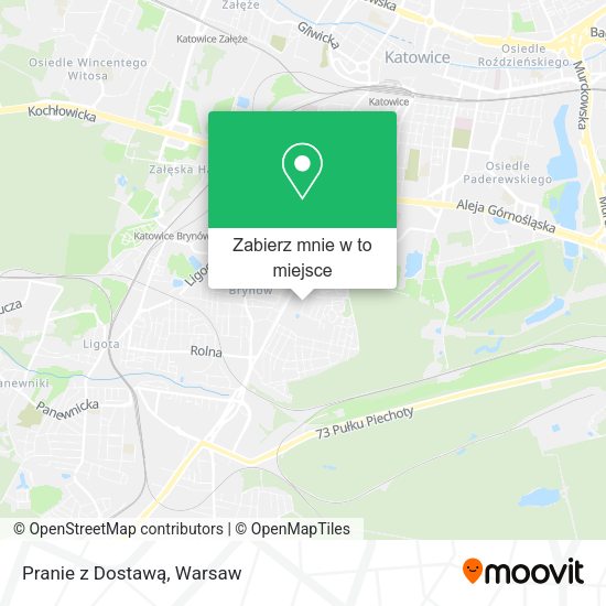 Mapa Pranie z Dostawą