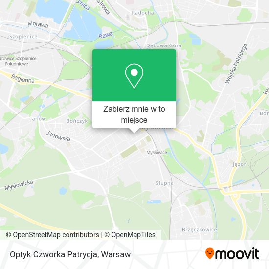 Mapa Optyk Czworka Patrycja