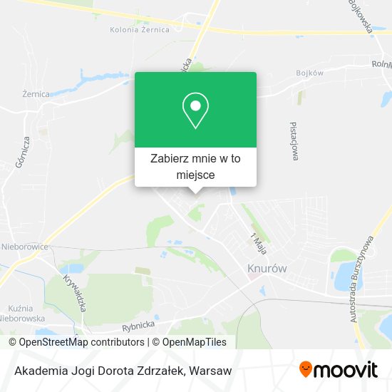 Mapa Akademia Jogi Dorota Zdrzałek