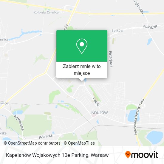 Mapa Kapelanów Wojskowych 10e Parking