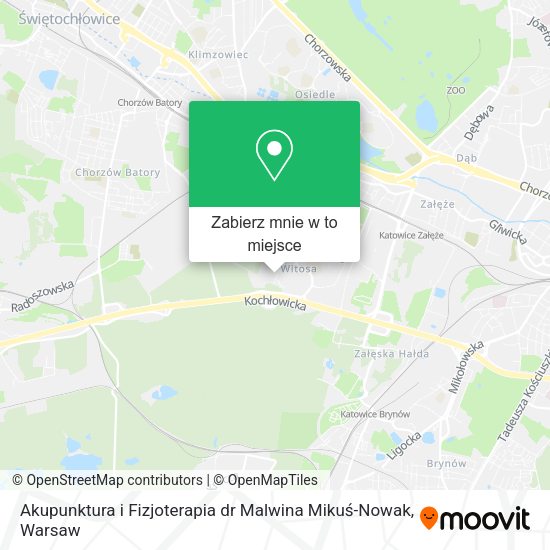 Mapa Akupunktura i Fizjoterapia dr Malwina Mikuś-Nowak