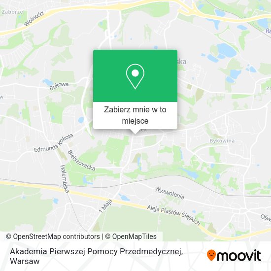 Mapa Akademia Pierwszej Pomocy Przedmedycznej