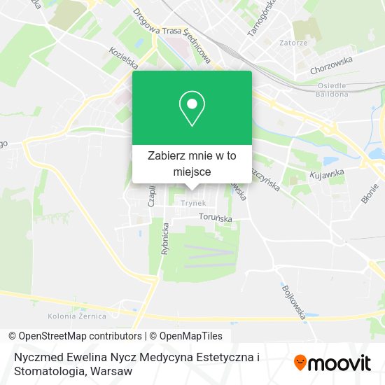 Mapa Nyczmed Ewelina Nycz Medycyna Estetyczna i Stomatologia