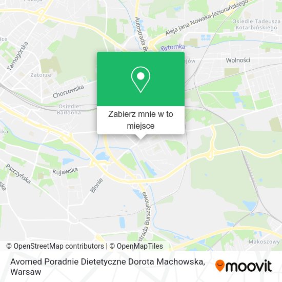 Mapa Avomed Poradnie Dietetyczne Dorota Machowska