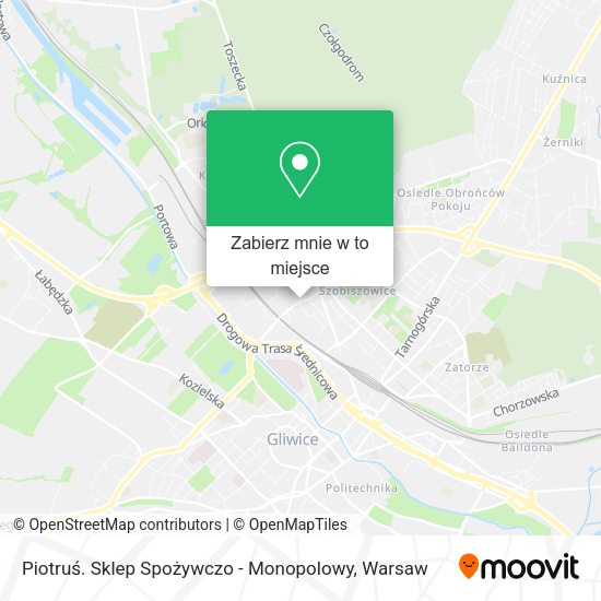 Mapa Piotruś. Sklep Spożywczo - Monopolowy