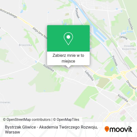 Mapa Bystrzak Gliwice - Akademia Twórczego Rozwoju