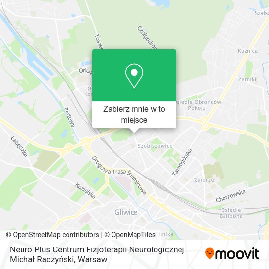 Mapa Neuro Plus Centrum Fizjoterapii Neurologicznej Michał Raczyński