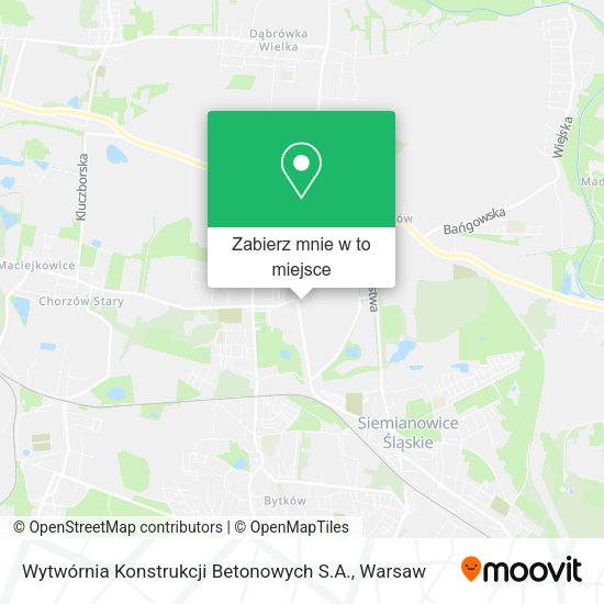 Mapa Wytwórnia Konstrukcji Betonowych S.A.