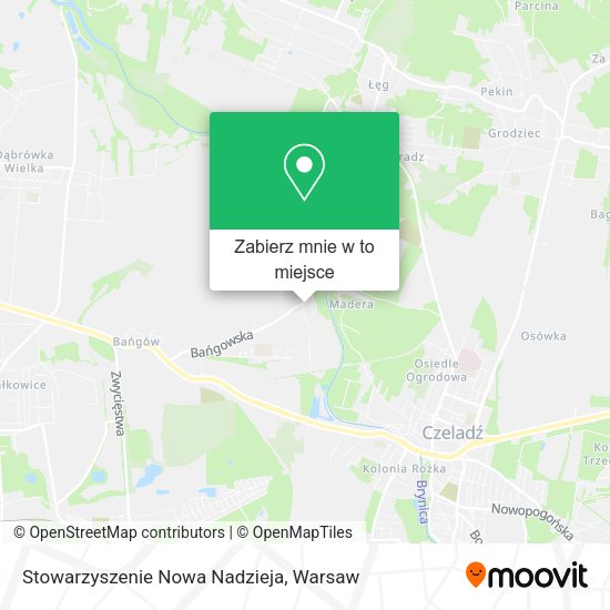 Mapa Stowarzyszenie Nowa Nadzieja