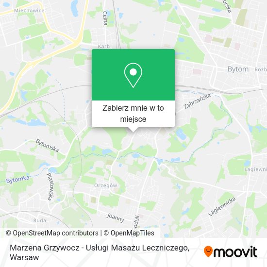 Mapa Marzena Grzywocz - Usługi Masażu Leczniczego