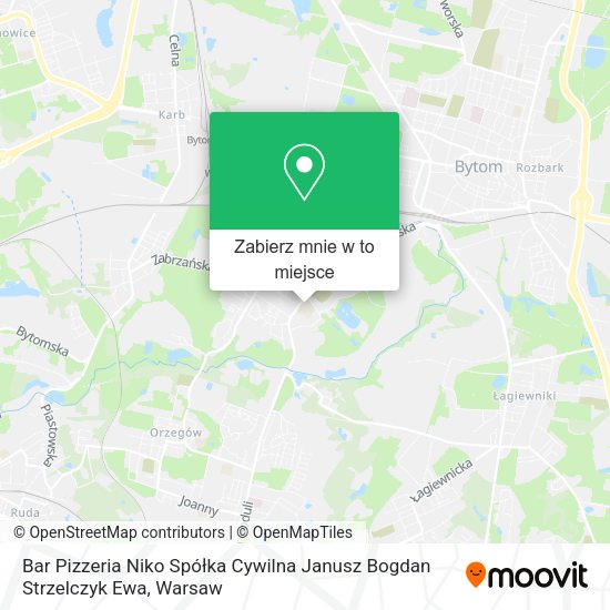 Mapa Bar Pizzeria Niko Spółka Cywilna Janusz Bogdan Strzelczyk Ewa