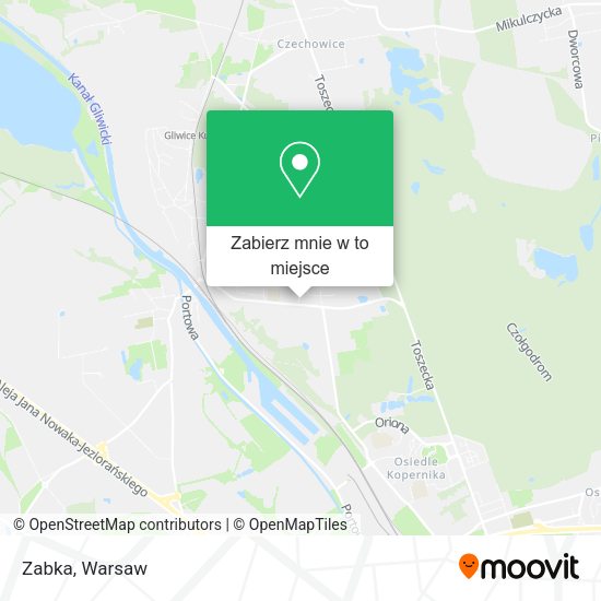 Mapa Zabka