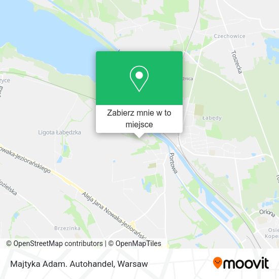 Mapa Majtyka Adam. Autohandel