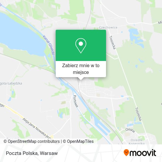 Mapa Poczta Polska