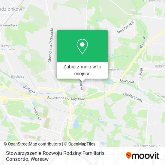 Mapa Stowarzyszenie Rozwoju Rodziny Familiaris Consortio