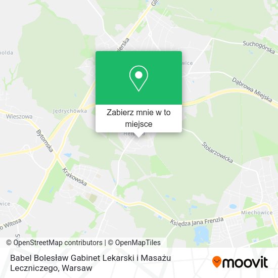 Mapa Babel Bolesław Gabinet Lekarski i Masażu Leczniczego