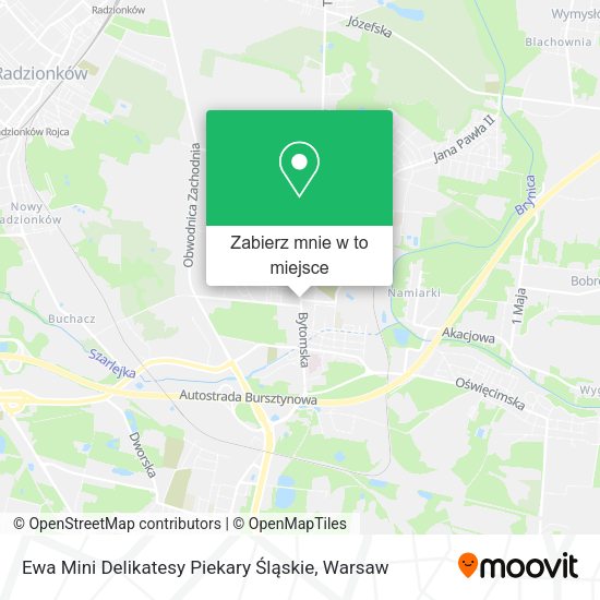 Mapa Ewa Mini Delikatesy Piekary Śląskie