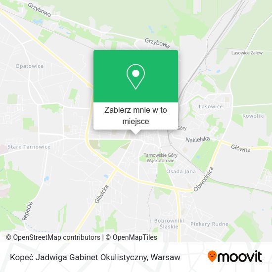 Mapa Kopeć Jadwiga Gabinet Okulistyczny