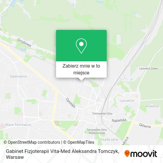 Mapa Gabinet Fizjoterapii Vita-Med Aleksandra Tomczyk