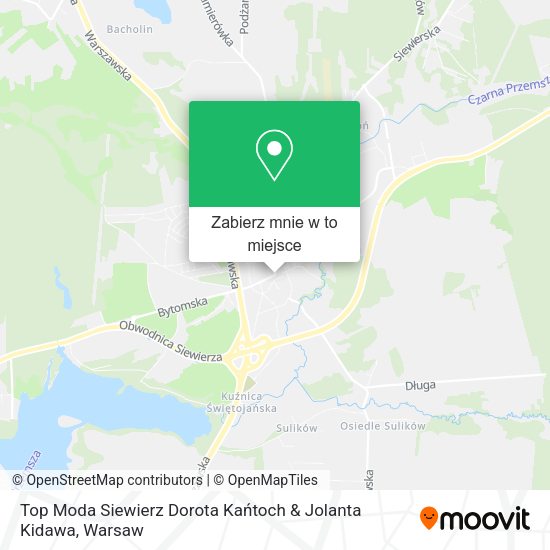 Mapa Top Moda Siewierz Dorota Kańtoch & Jolanta Kidawa