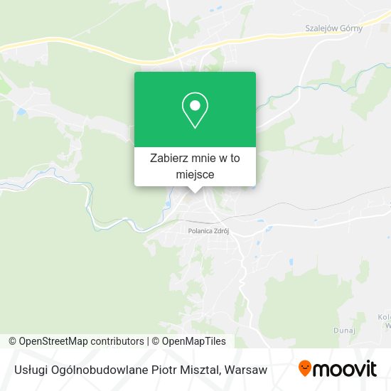 Mapa Usługi Ogólnobudowlane Piotr Misztal