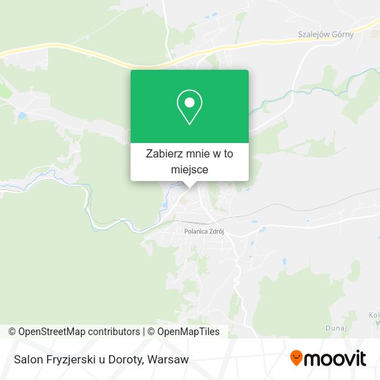 Mapa Salon Fryzjerski u Doroty