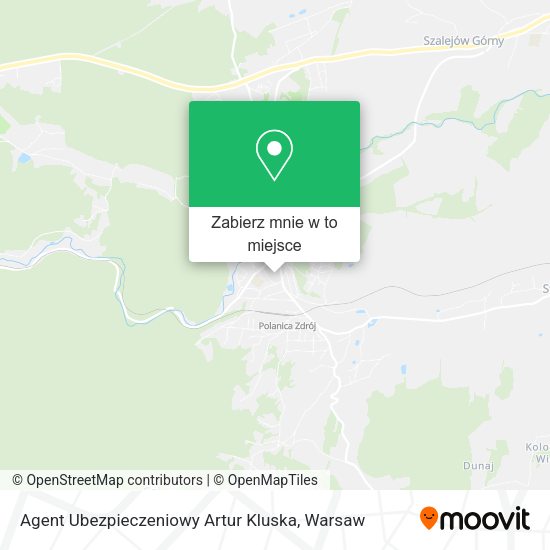 Mapa Agent Ubezpieczeniowy Artur Kluska