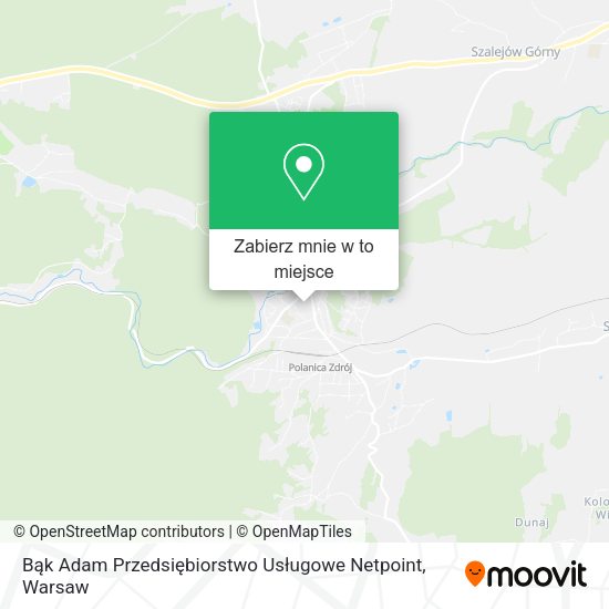 Mapa Bąk Adam Przedsiębiorstwo Usługowe Netpoint