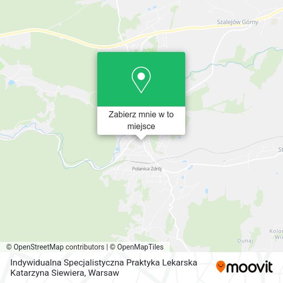 Mapa Indywidualna Specjalistyczna Praktyka Lekarska Katarzyna Siewiera