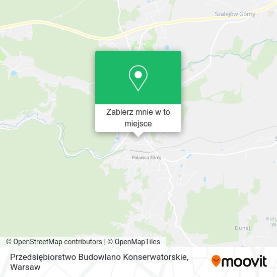 Mapa Przedsiębiorstwo Budowlano Konserwatorskie