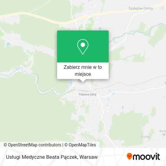 Mapa Usługi Medyczne Beata Pączek