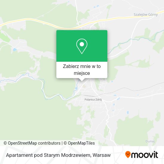 Mapa Apartament pod Starym Modrzewiem