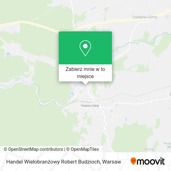 Mapa Handel Wielobranżowy Robert Budzioch