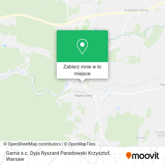 Mapa Gama s.c. Dyja Ryszard Paradowski Krzysztof