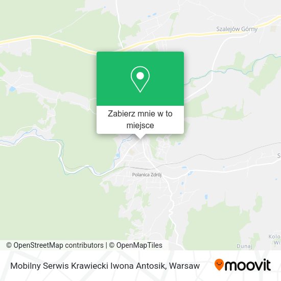 Mapa Mobilny Serwis Krawiecki Iwona Antosik