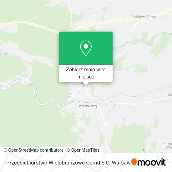 Mapa Przedsiebiorstwo Wielobranzowe Gemd S C