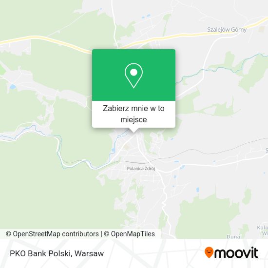 Mapa PKO Bank Polski