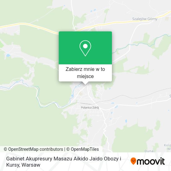 Mapa Gabinet Akupresury Masazu Aikido Jaido Obozy i Kursy