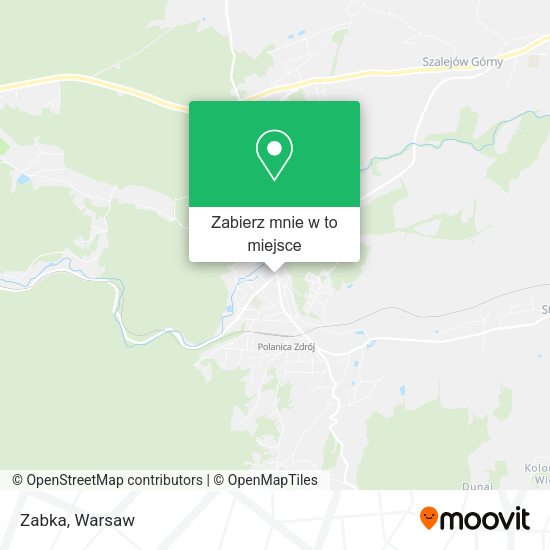 Mapa Zabka