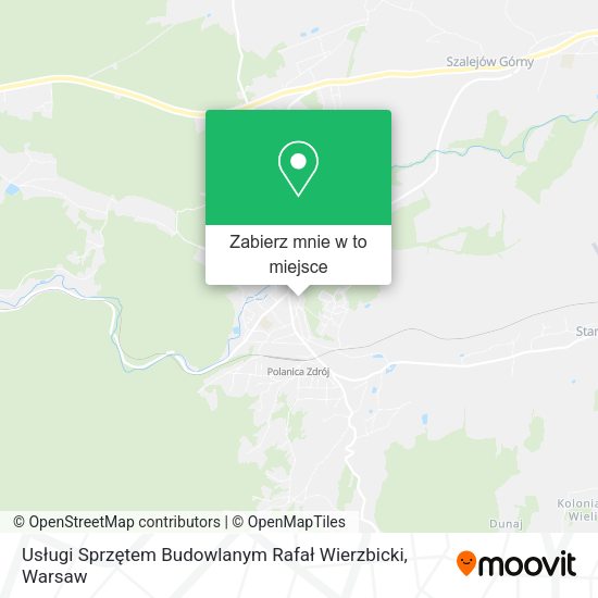 Mapa Usługi Sprzętem Budowlanym Rafał Wierzbicki